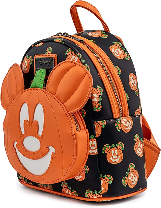 Mochila Disney x Loungefly Mickey Halloween (Brilla en la oscuridad)