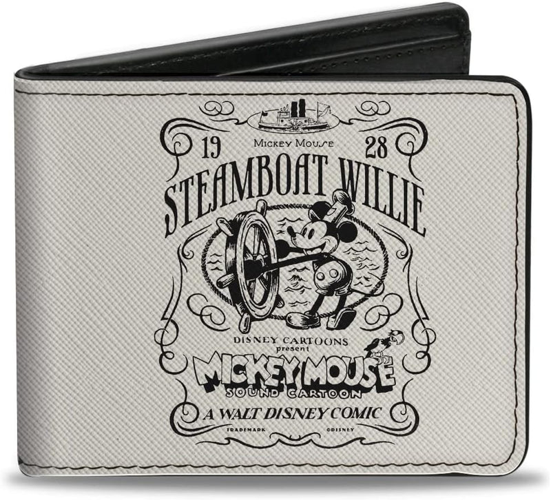 Billetera Mickey Mouse Steamboat Willie - Disney 100 Years Of Wonder