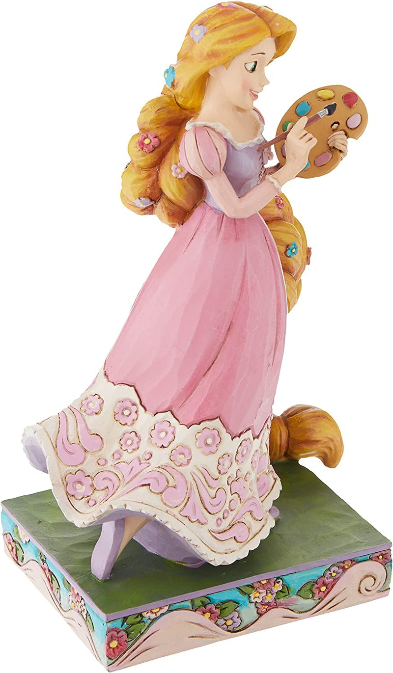 Figura de Resina Disney - Rapunzel Painting