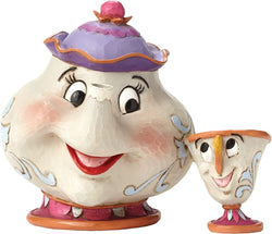 Figura de Resina Mrs. Potts and Chip Beauty and The Beast