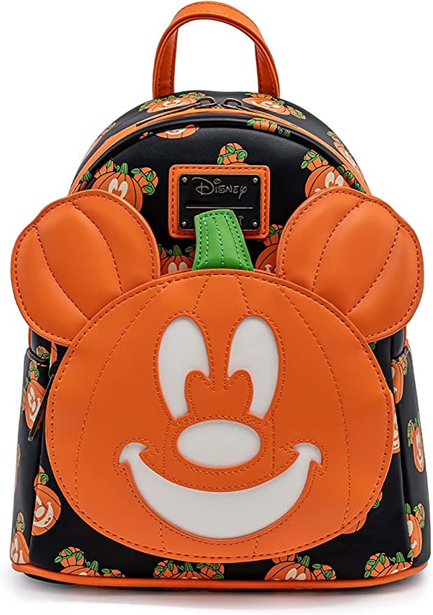 Mochila Disney x Loungefly Mickey Halloween (Brilla en la oscuridad)