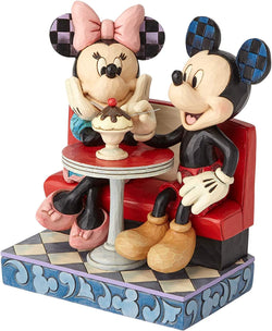 Figura de Resina Disney - Mickey & Minnie Mouse Ice Cream