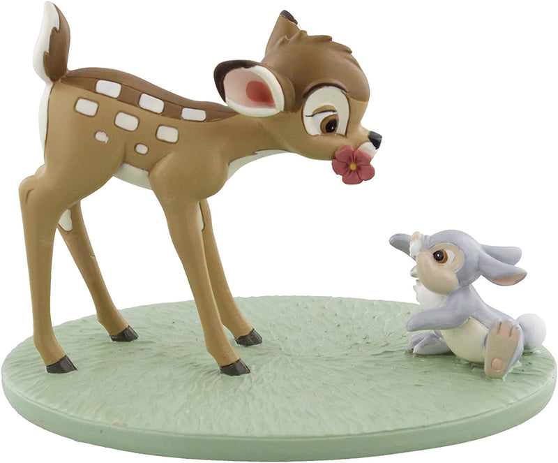 Figura de Resina Disney - Bambi & Tambor Flower