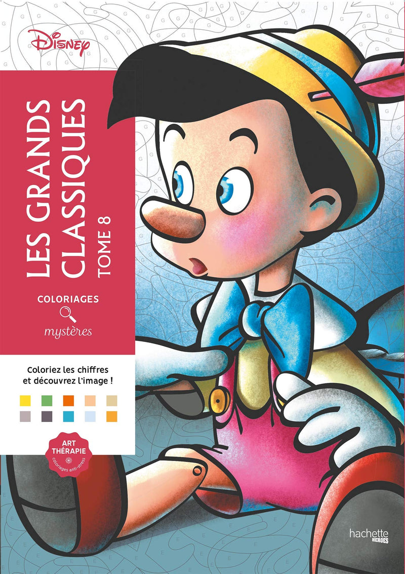 Libro Para Colorear Disney Portrait Colorea y Descubre el Misterio