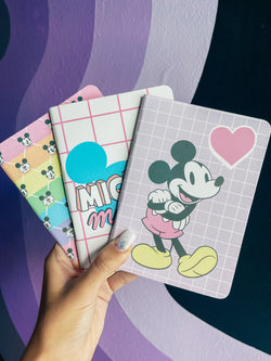 Set 3 Libretas Mickey Mouse