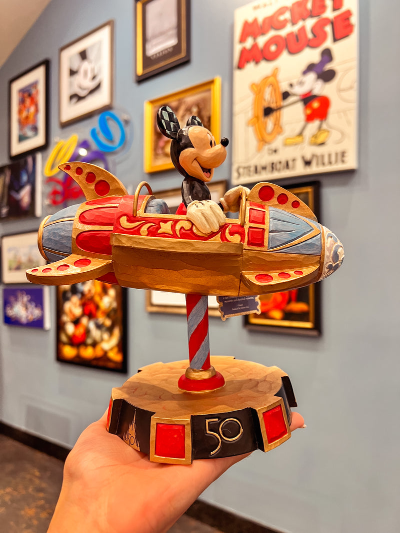 Figura de Resina Disney Parks Mickey Rocket
