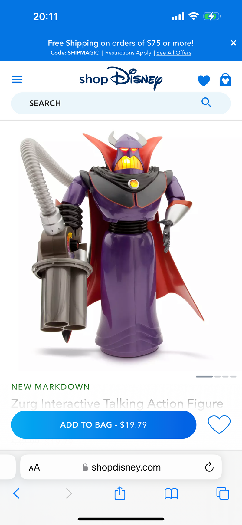 Juguete Disney Parks - Zurg