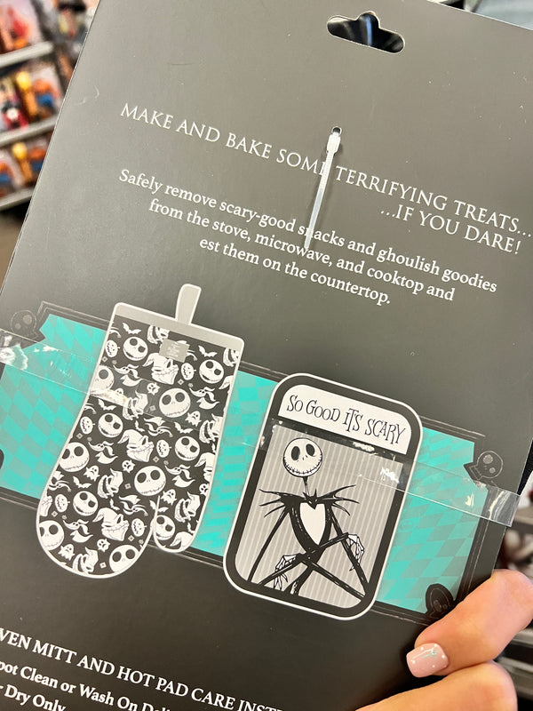 Set Guante de Cocina Jack Skellington